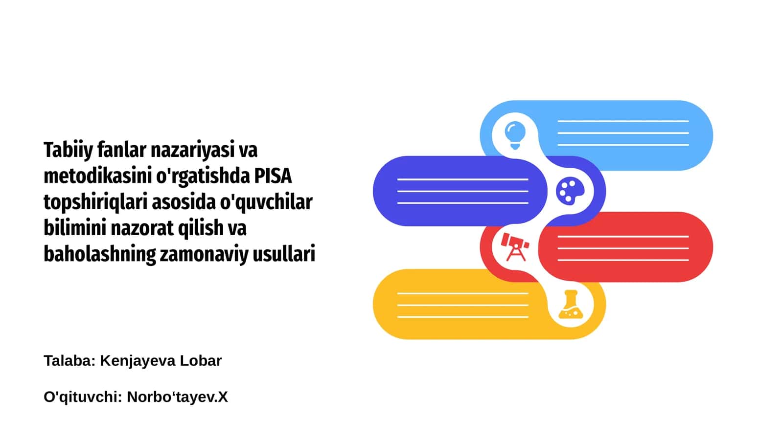 Zamonaviy baholash usullari 1