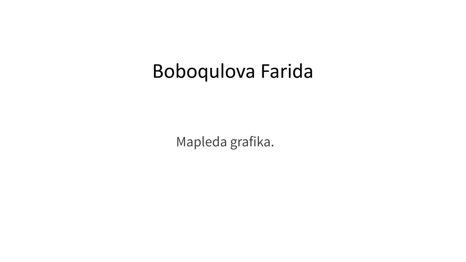 Mapledagrafika 1