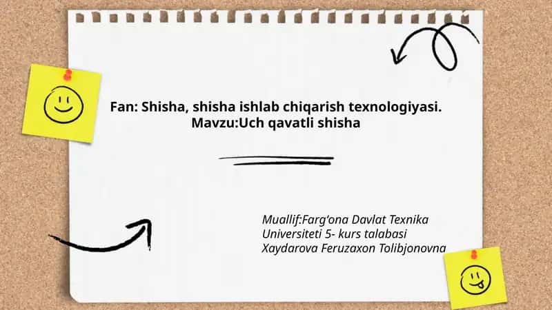 Uch qavatli shisha 1