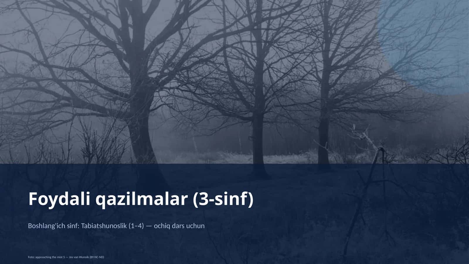 Foydali qazilmalar (3-sinf) 1