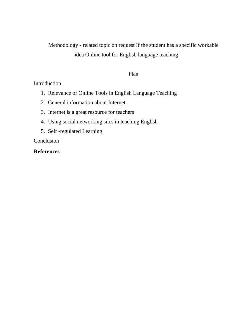 Online tool for English language teaching