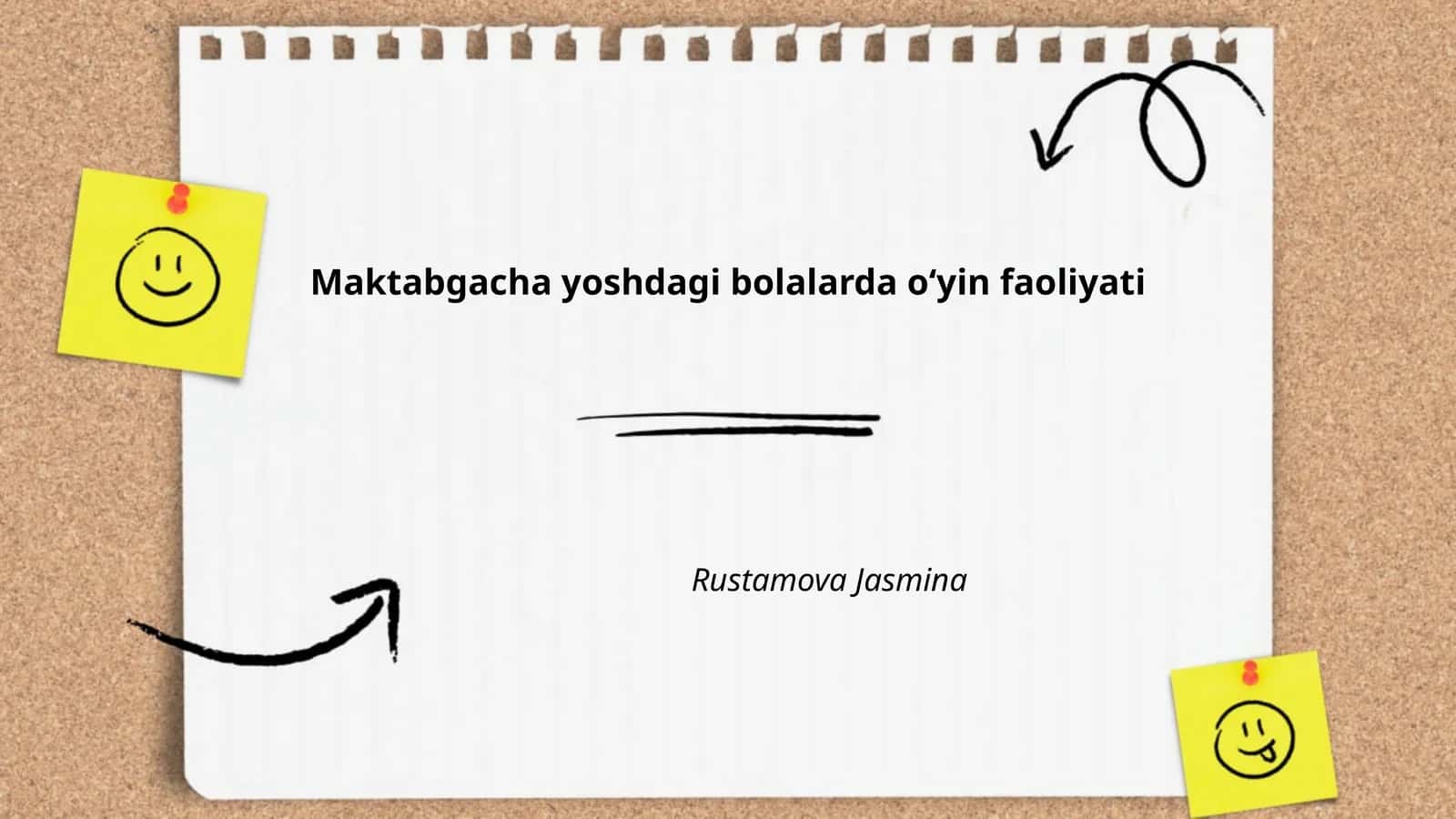 Maktabgacha yoshdagi bolalarda oʻyin faoliyati 1