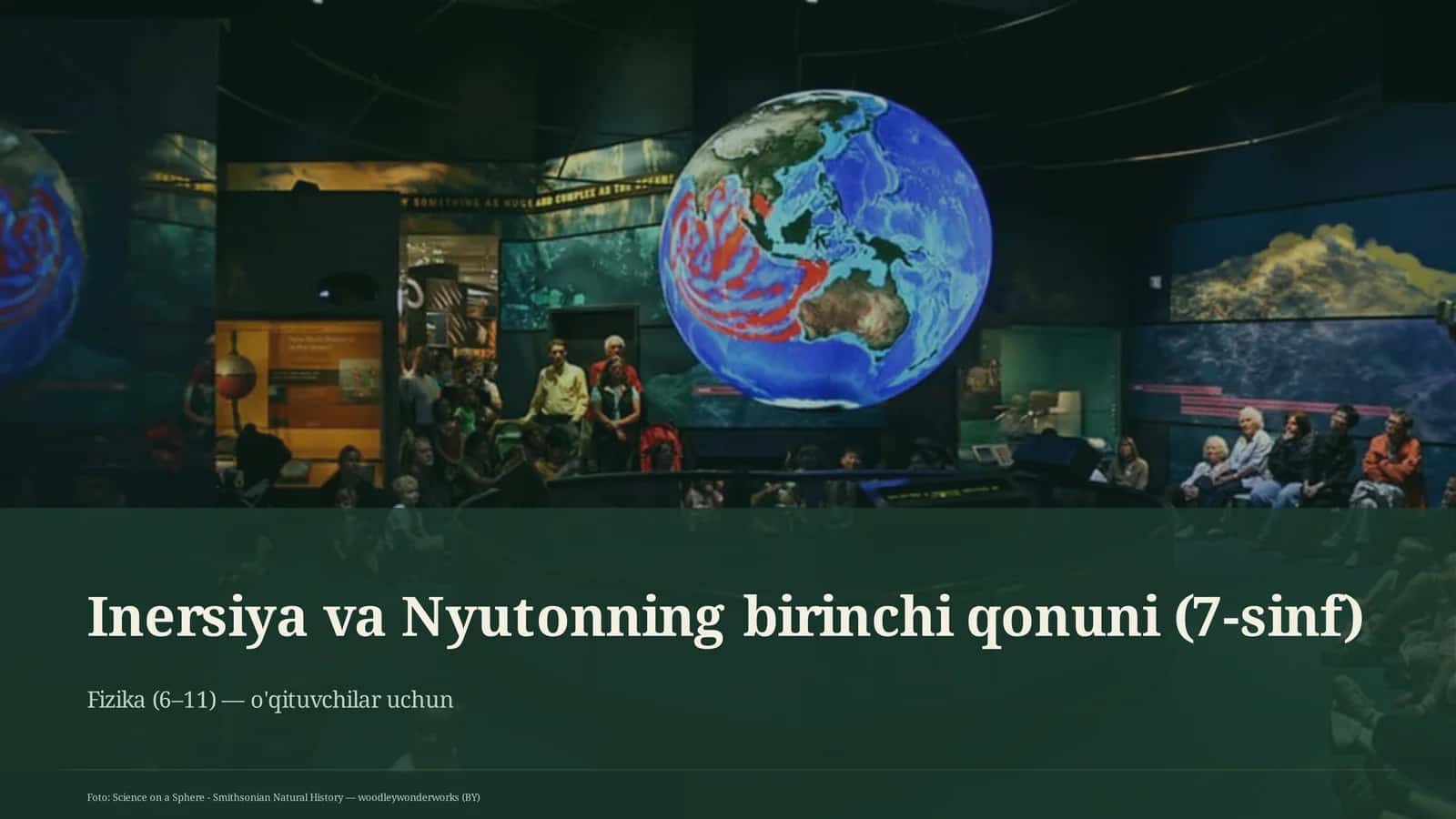 Inersiya va Nyutonning birinchi qonuni (7-sinf) 1