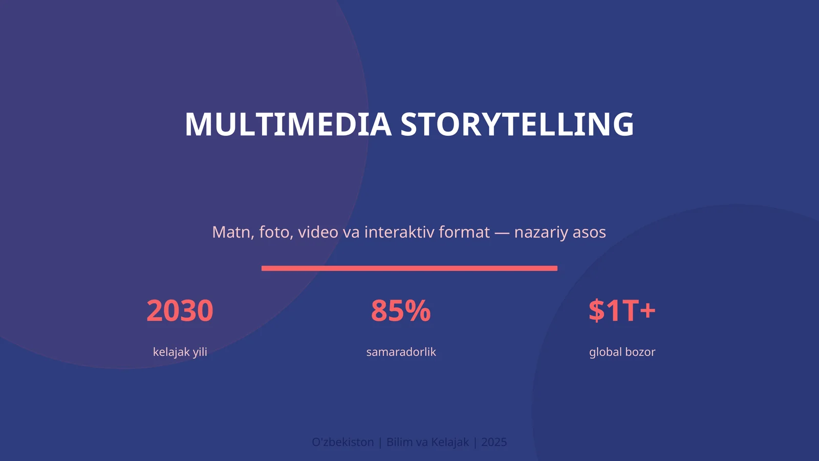 MULTIMEDIA STORYTELLING 1