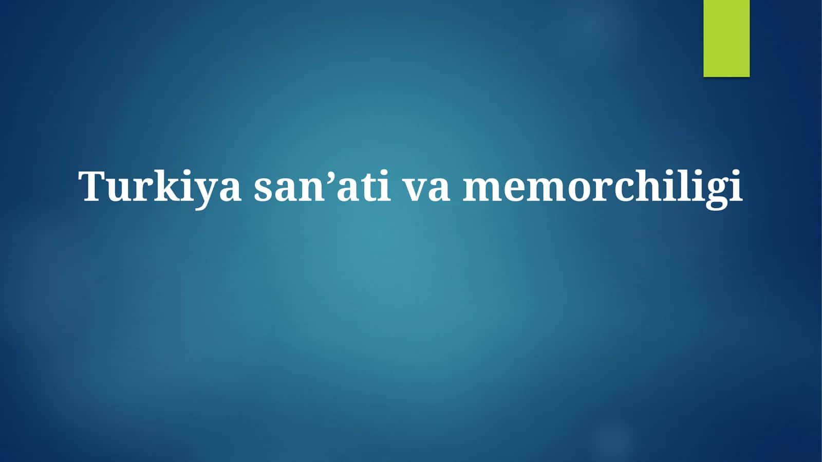 Turkiya san’ativamemorchiligi 1