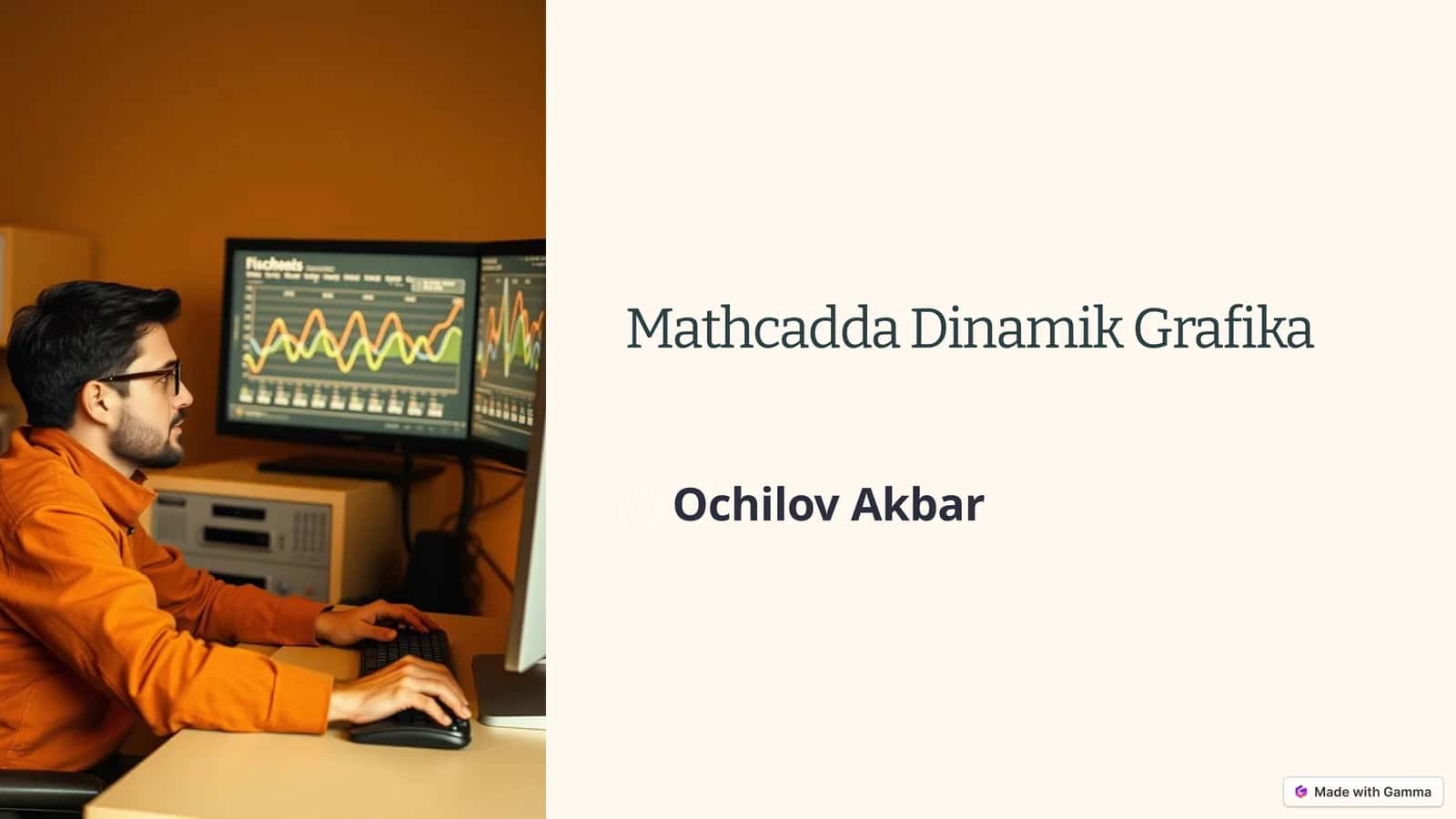 Mathcadda Dinamik Grafika 1