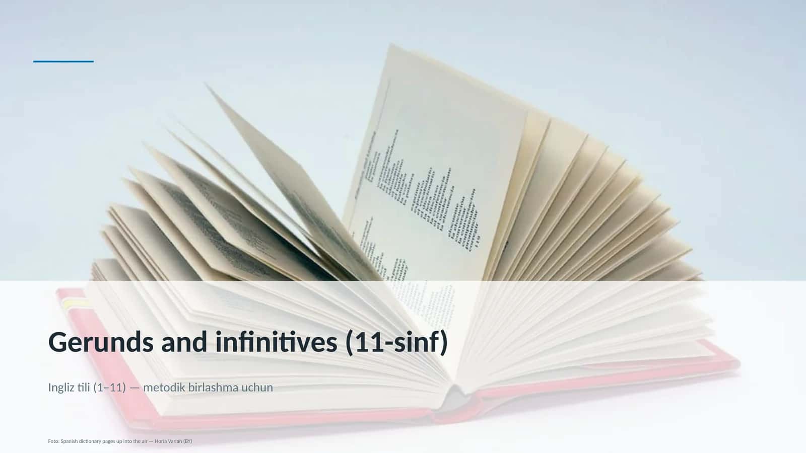 Gerunds and infinitives (11-sinf) 1