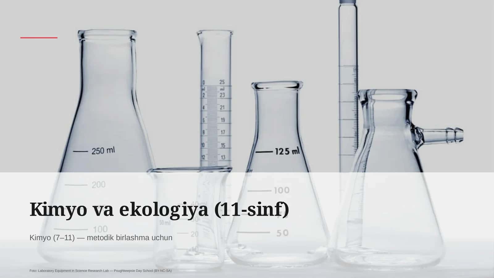 Kimyo va ekologiya (11-sinf) 1