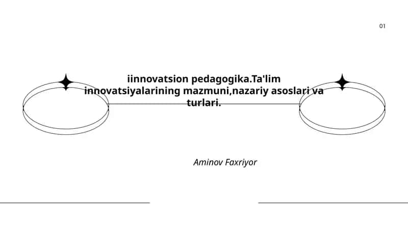 Innovatsion pedagogika: tushuncha va mazmuni 1