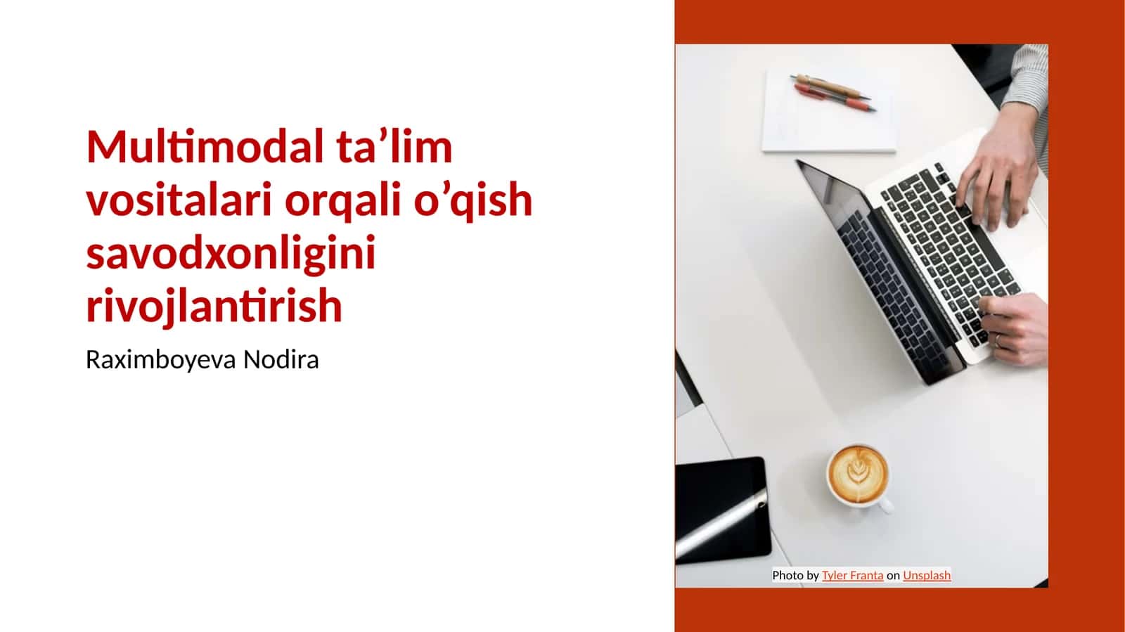 Multimodal ta’lim vositalari orqali o’qish savodxonligini rivojlantirish 1