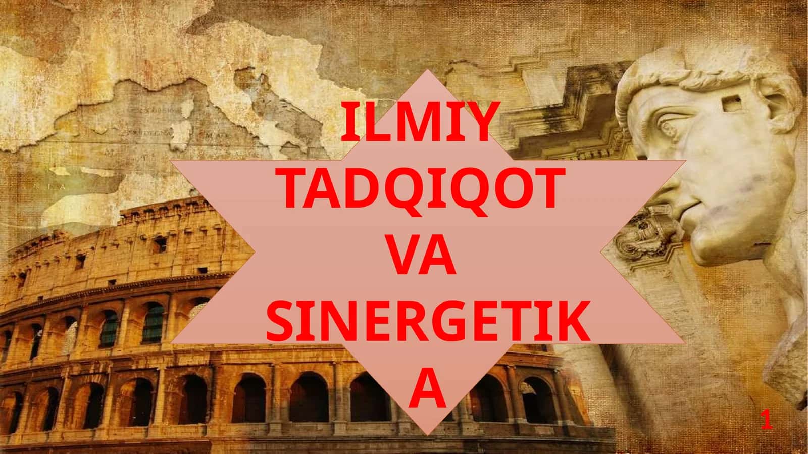 Ilmiy Tadqiqot va Sinergetika 1