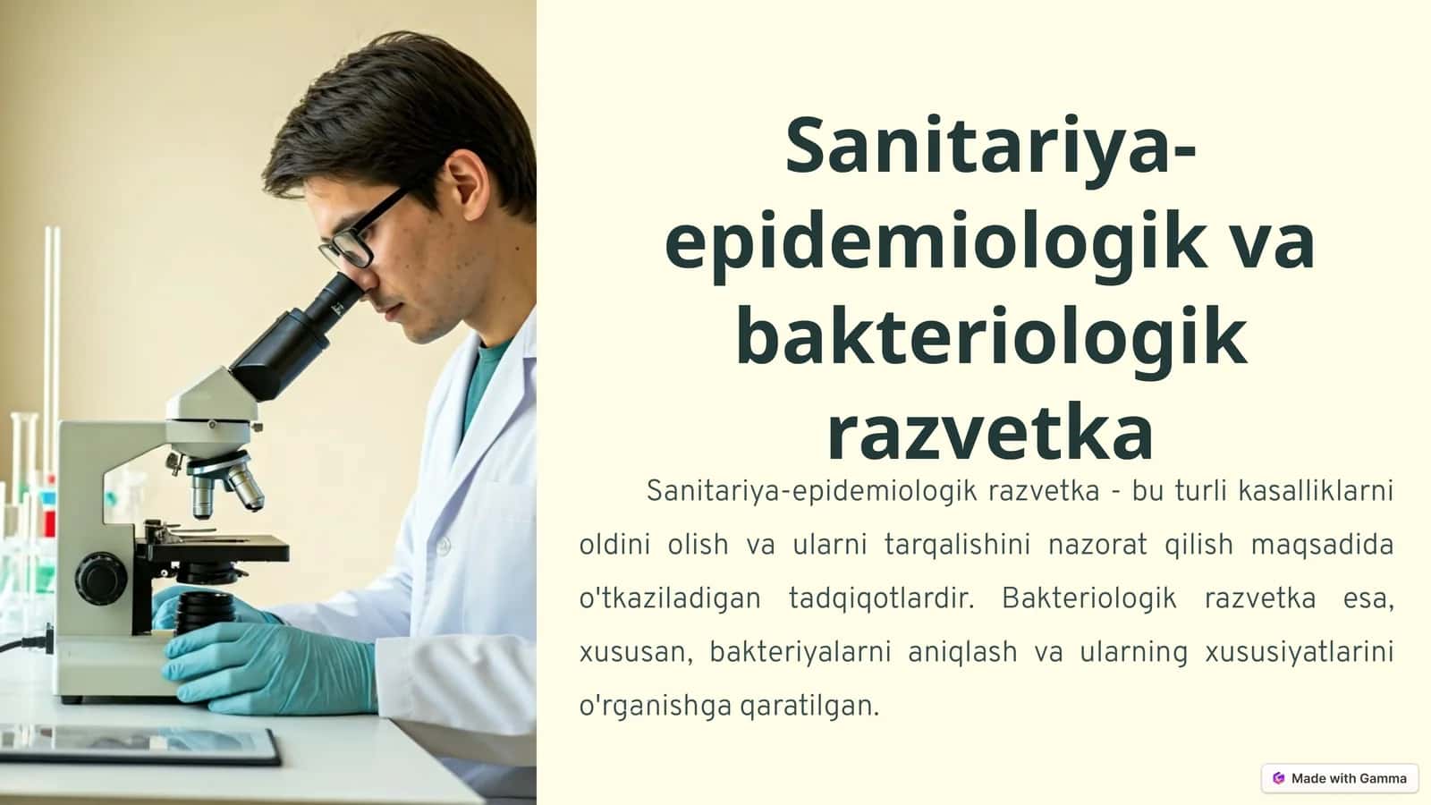 Sanitariya-epidemiologik razvetka 1