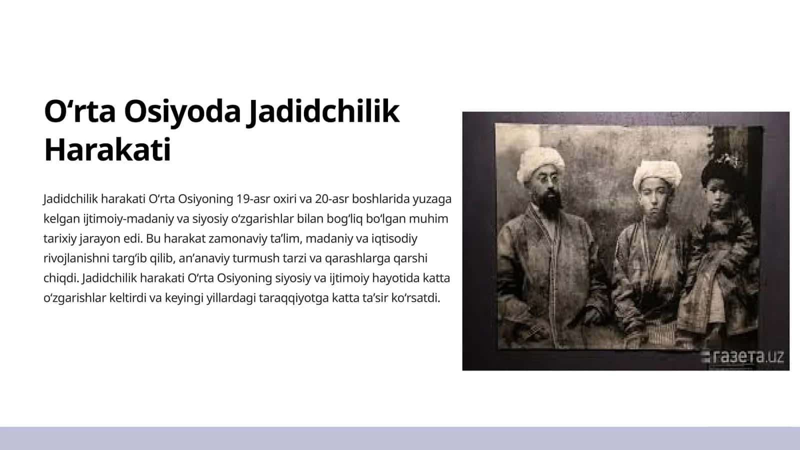 Orta Osiyoda Jadidchilik Harakati 1