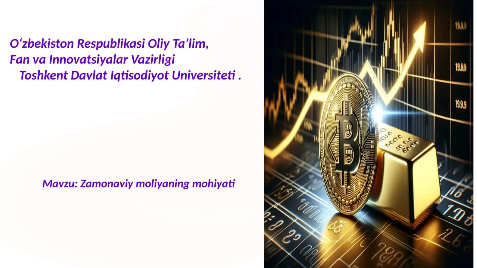 Zamonaviy moliyaning mohiyati 1