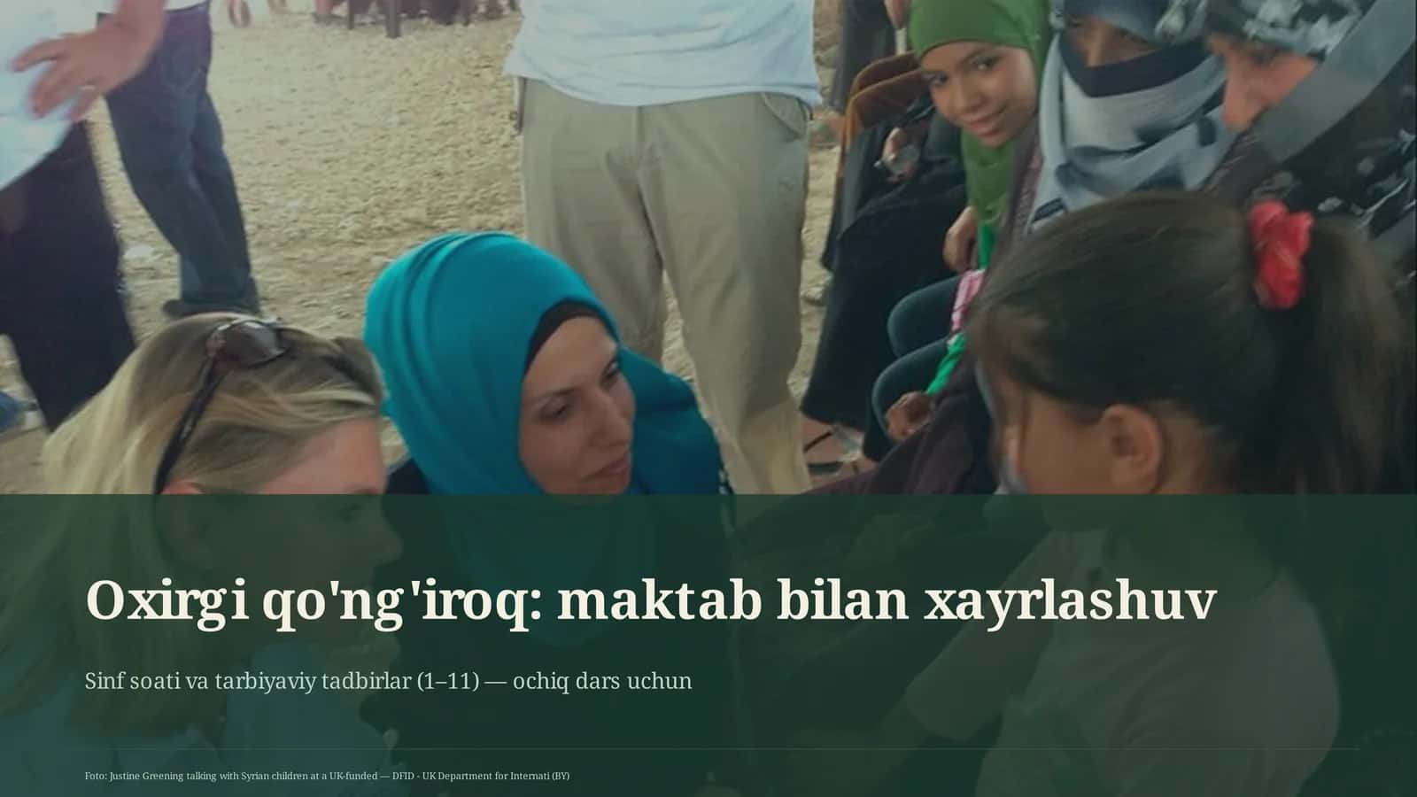 Sinf soati va tarbiyaviy tadbirlar 1