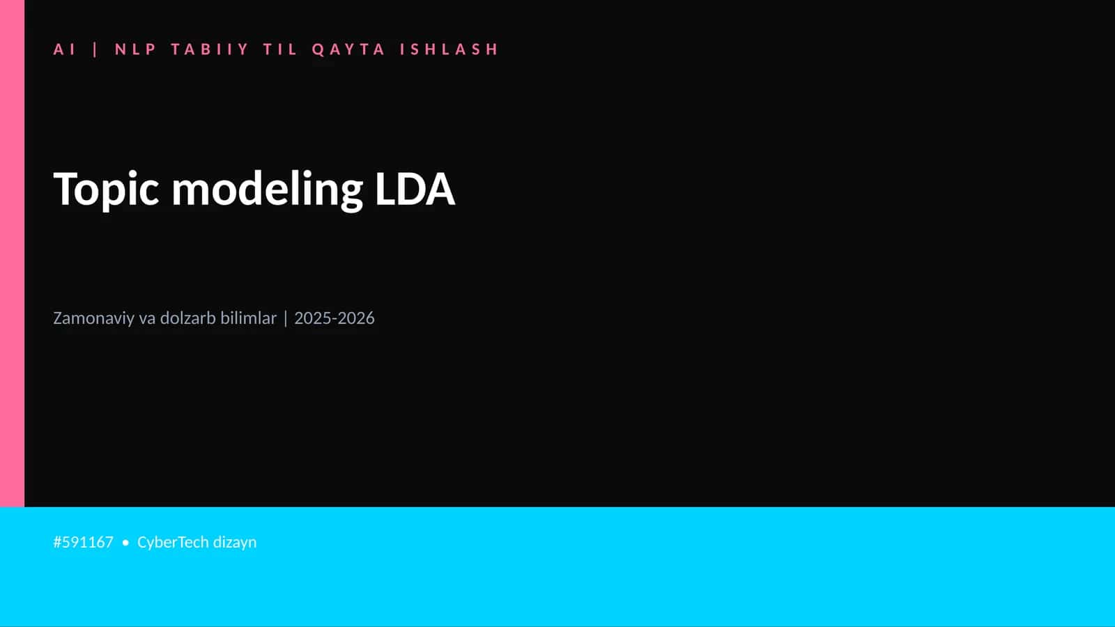 Topic modeling LDA 4