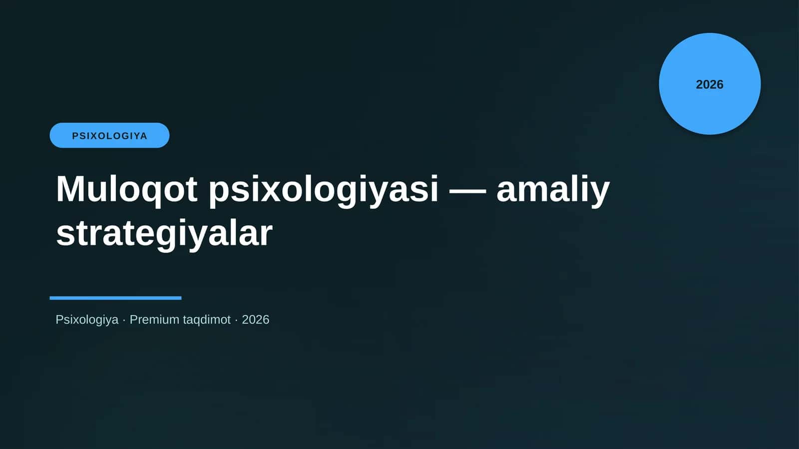 Muloqot psixologiyasi — amaliy strategiyalar 1