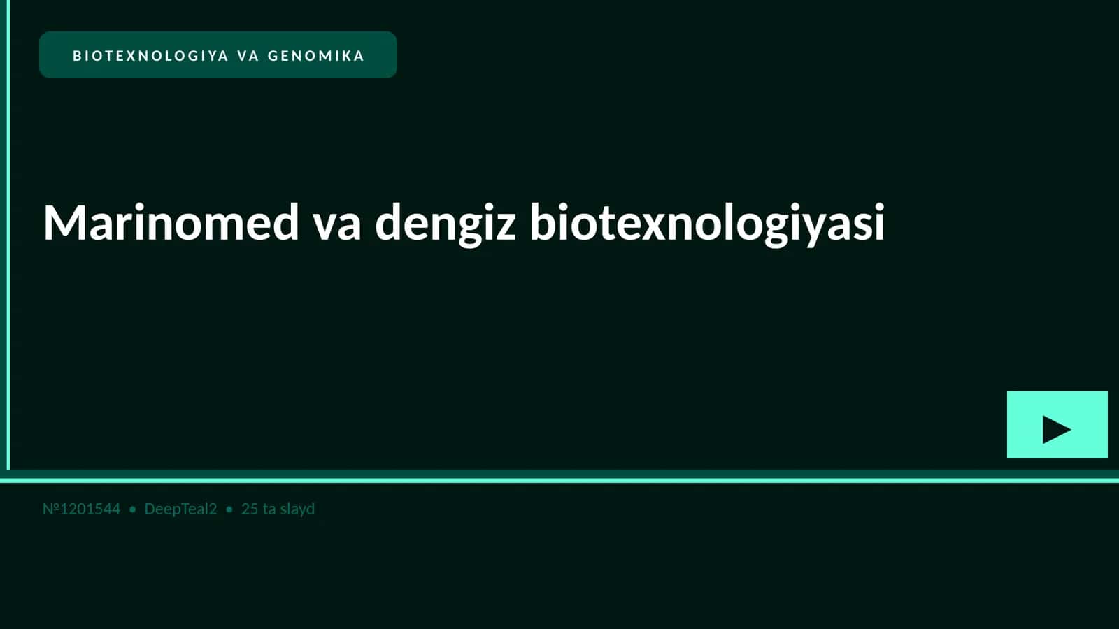 Marinomed va dengiz biotexnologiyasi 1