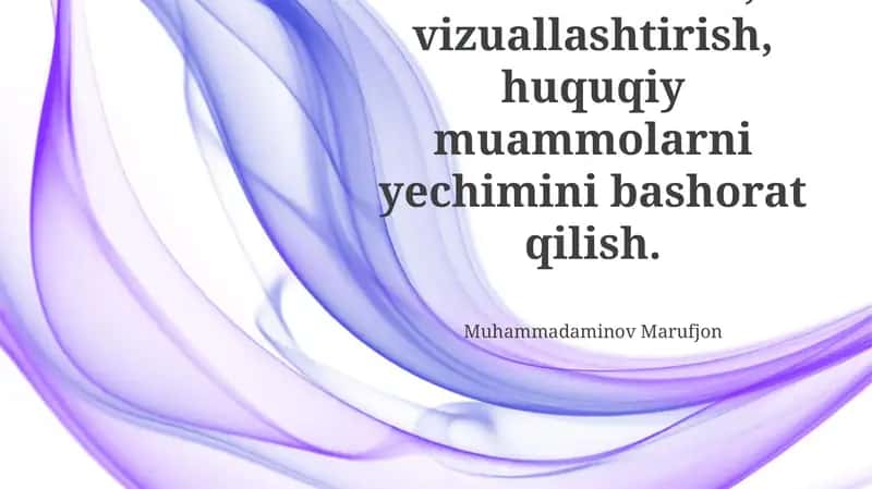 Statistik tahlil, vizuallashtirish, huquqiy muammolarni yechimini bashorat qilish 1