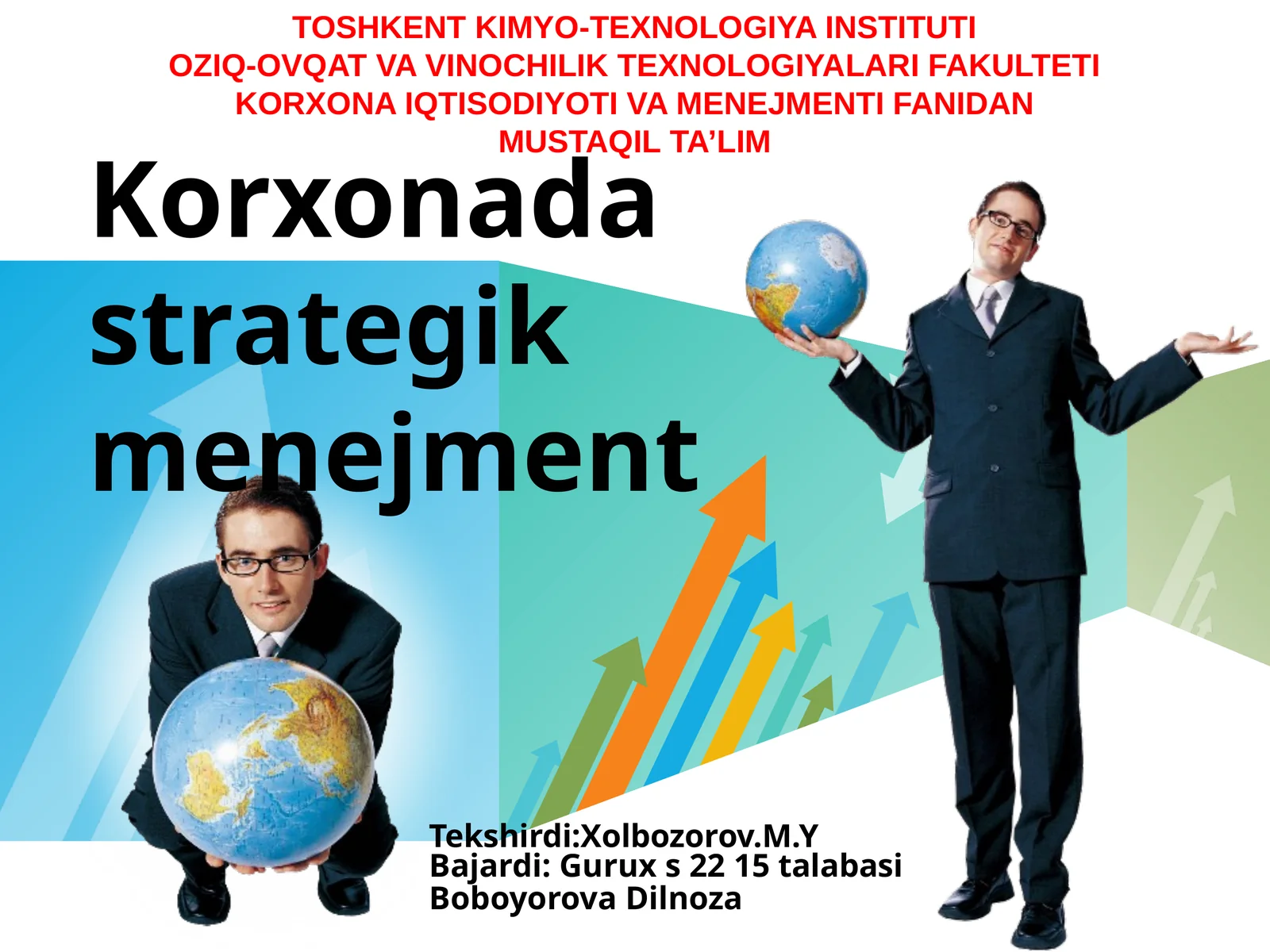 Korxonada strategik menejment 1