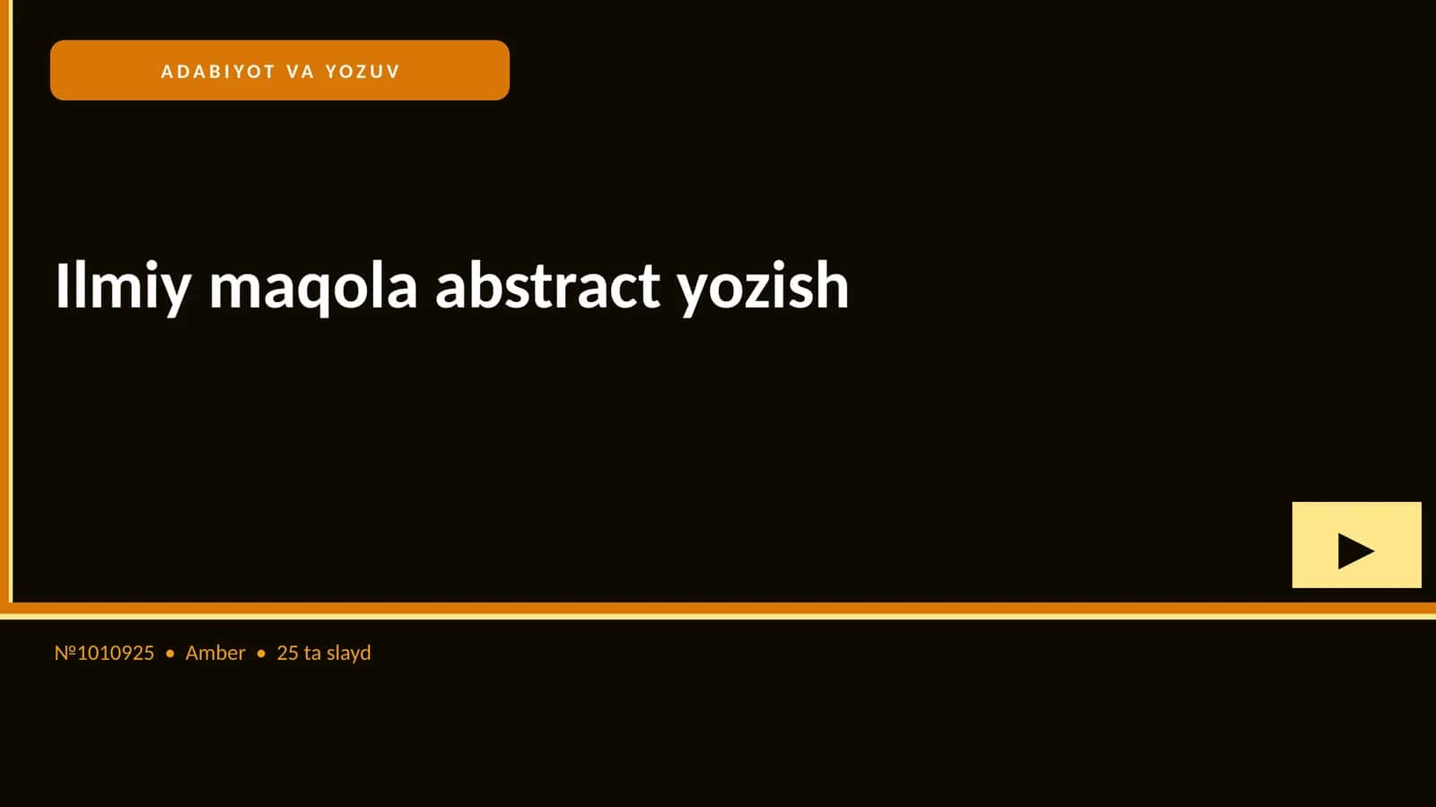 Ilmiy maqola abstract yozish 1