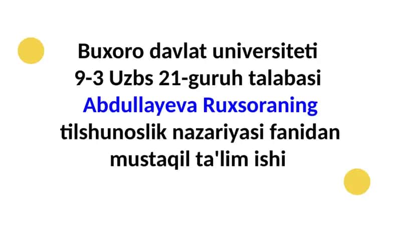 Tilshunosliktarmoqlari(psixolingvistika,sotsiolingvistika) 1