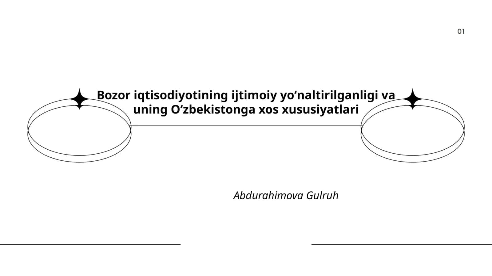Bozor iqtisodiyotining ijtimoiy yoʻnaltirilganligi va uning Oʻzbekistonga xos xususiyatlari 1