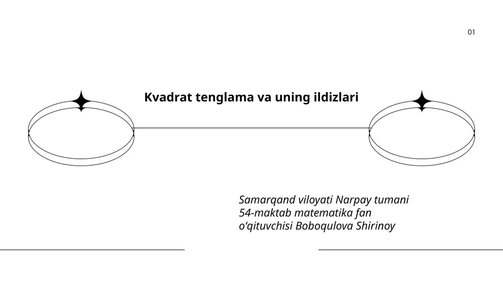 Kvadrat tenglama va uning ildizlari 1