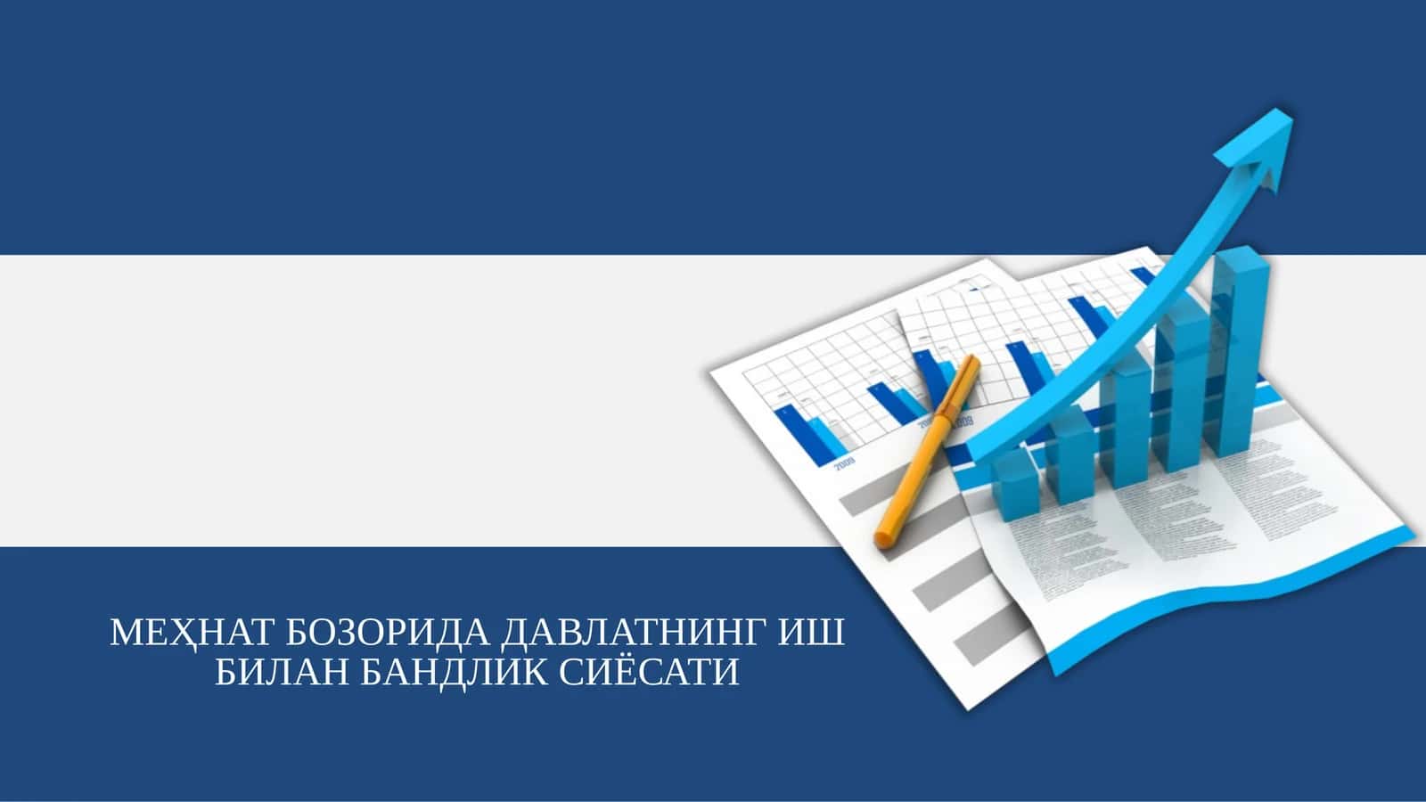 МЕҲНАТ БОЗОРИДА ДАВЛАТНИНГ ИШ БИЛАН БАНДЛИК СИЁСАТИ 1