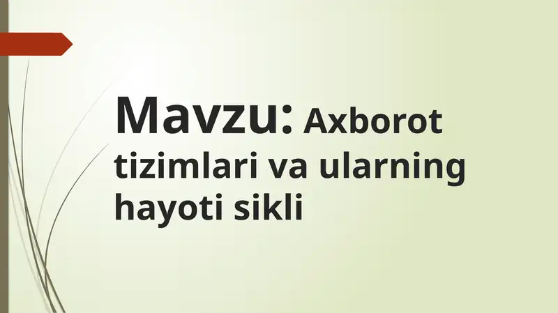 Axborottizimlari 1