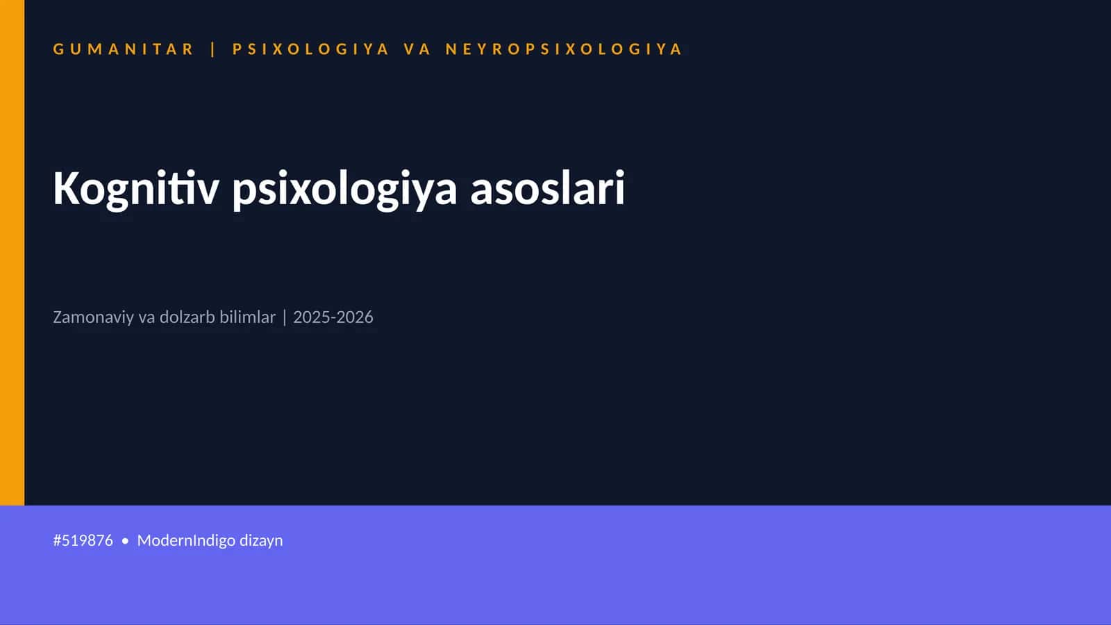 Kognitiv psixologiya asoslari 1