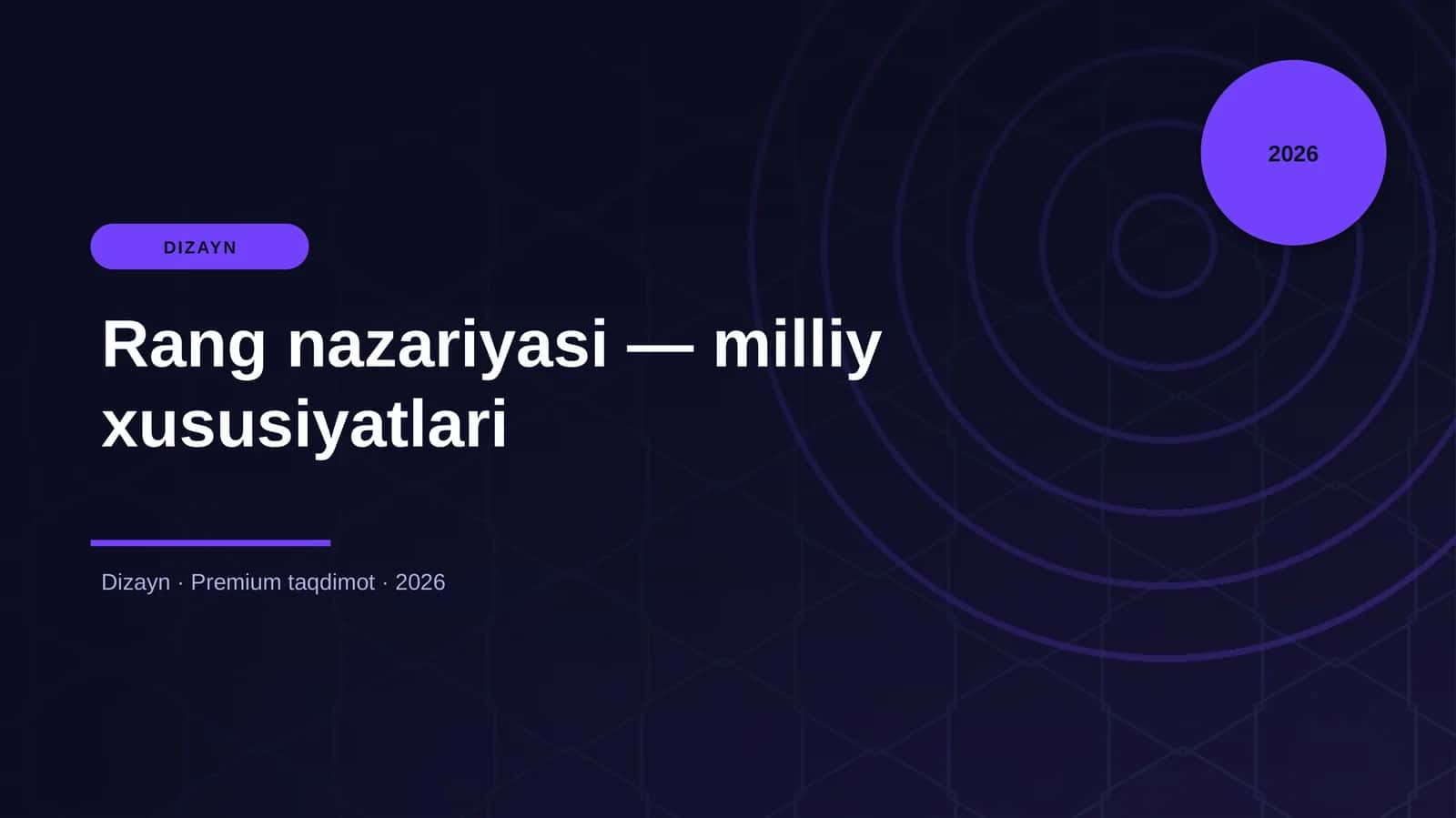 Rang nazariyasi — milliy xususiyatlari 1