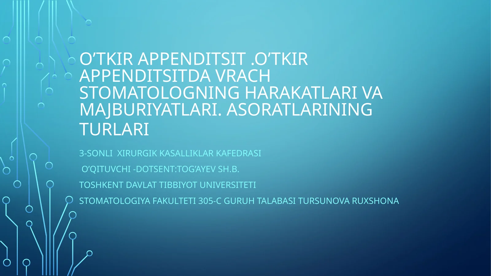 O’tkir appenditsit 1