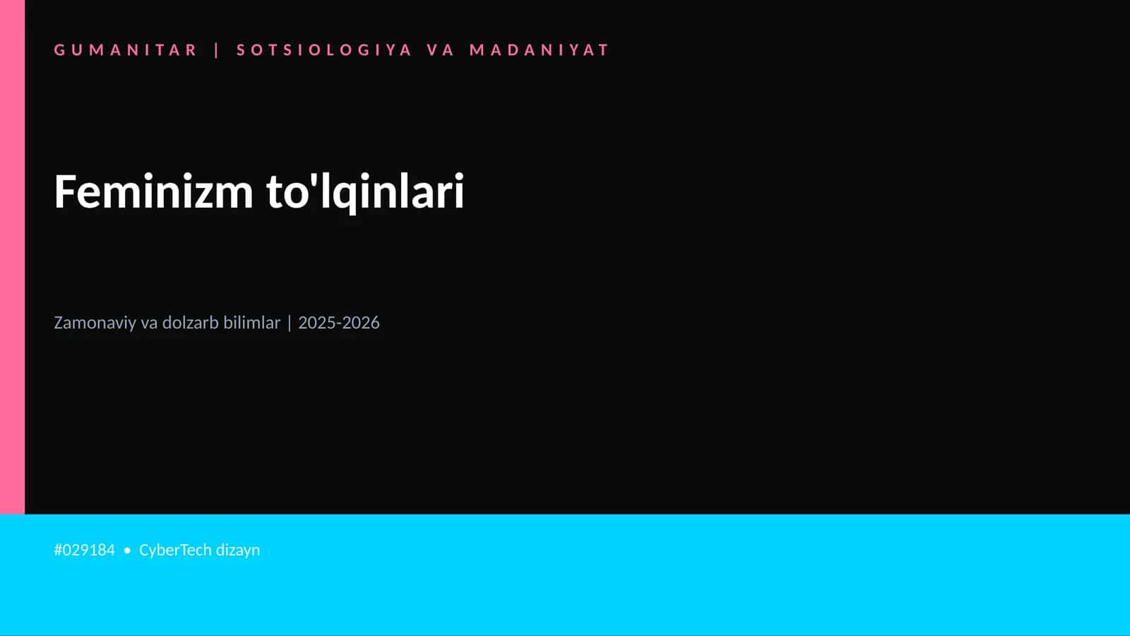 Feminizm to'lqinlari 1