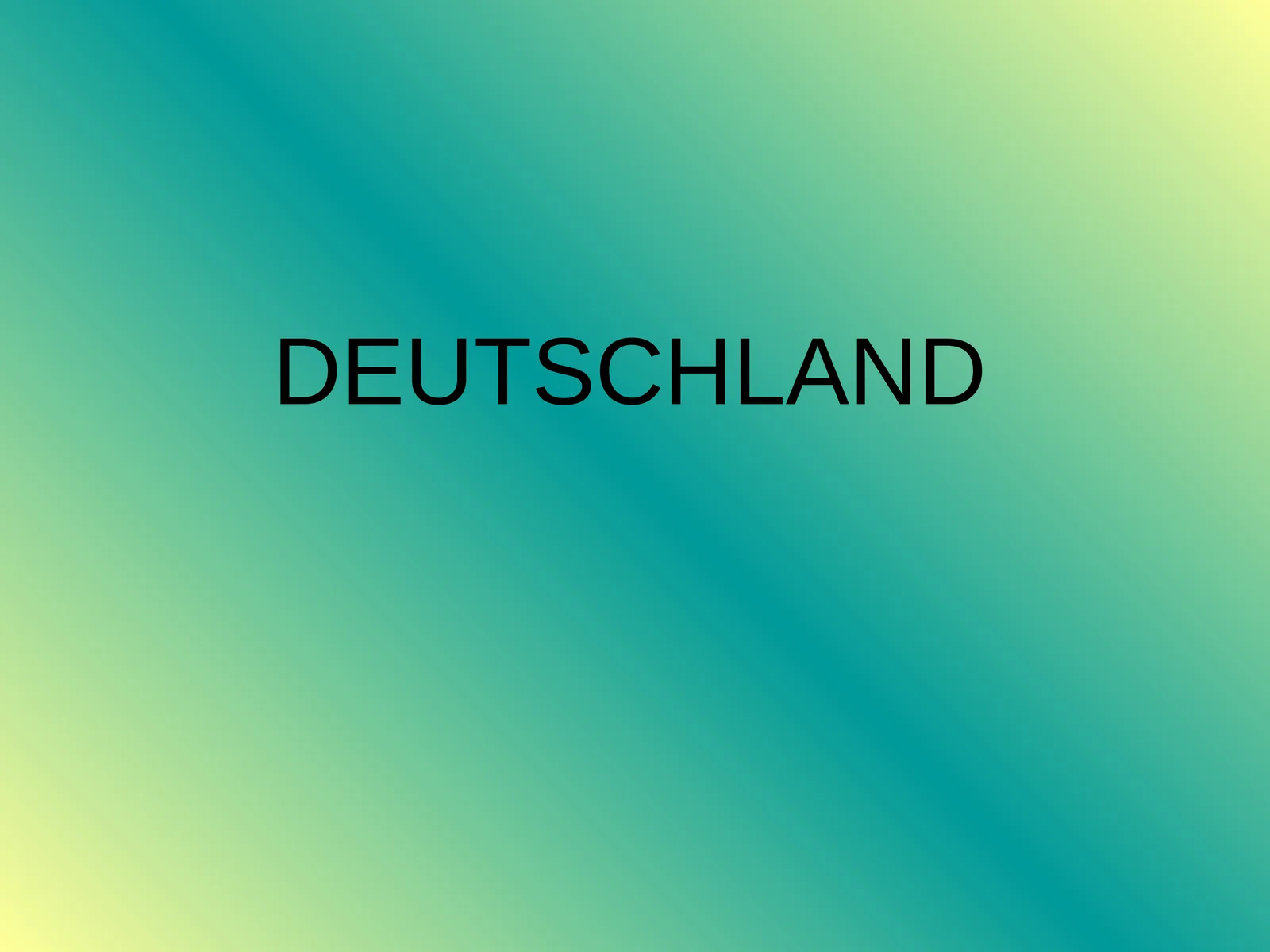 DEUTSCHLAND 1