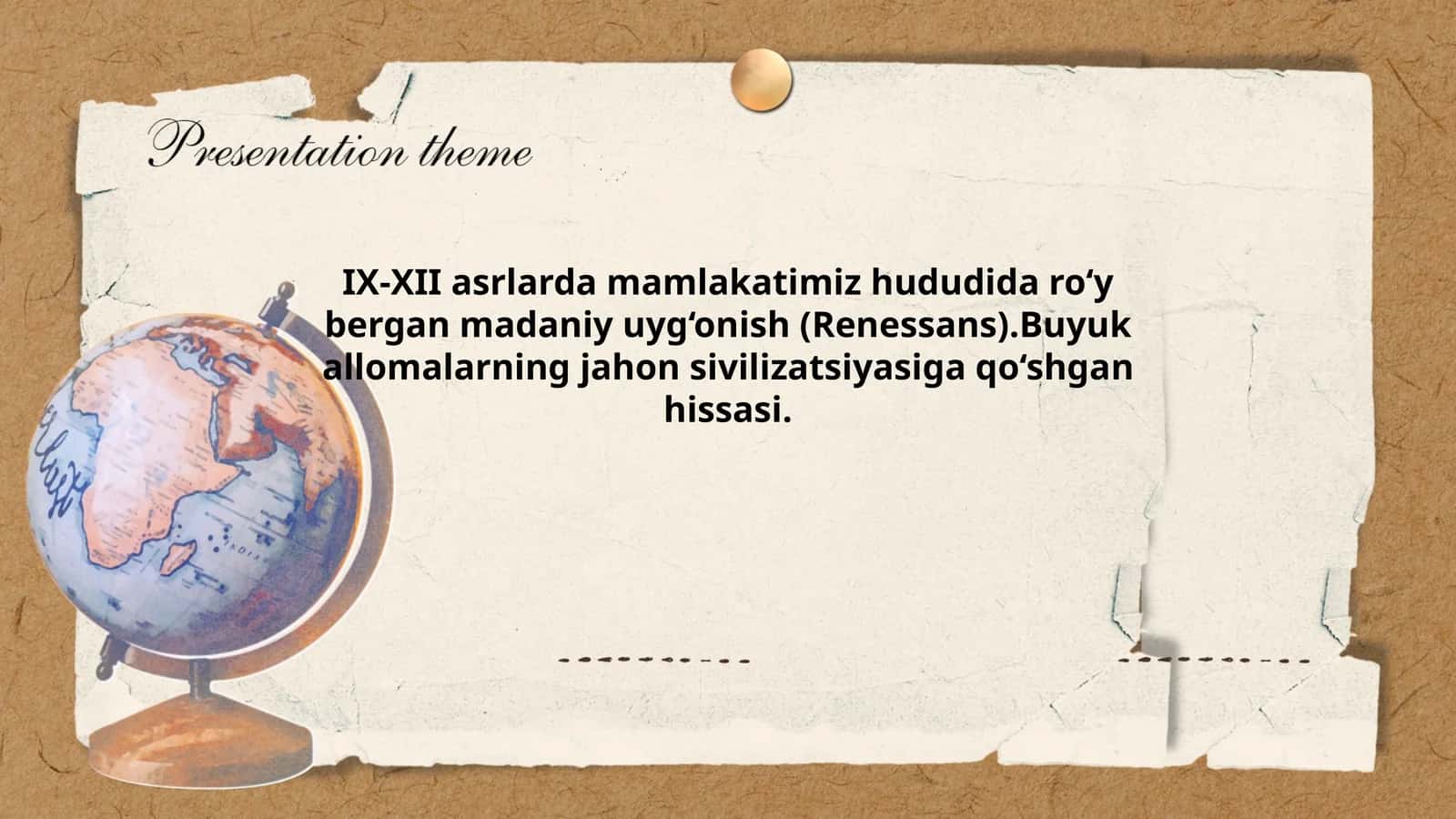 Movarounnahr va Xorazmda ilm-fan rivoji 1