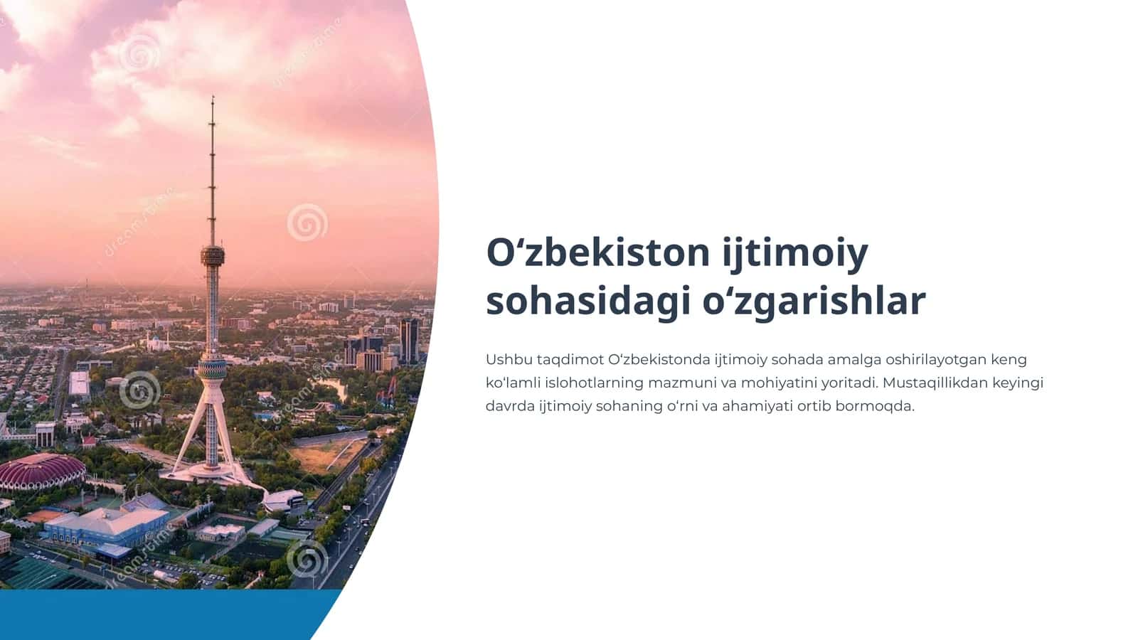 O'zbekiston ijtimoiy sohasidagi o'zgarishlar 1