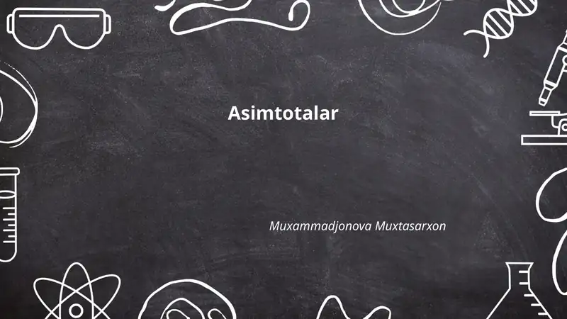 Asimtotalar 1