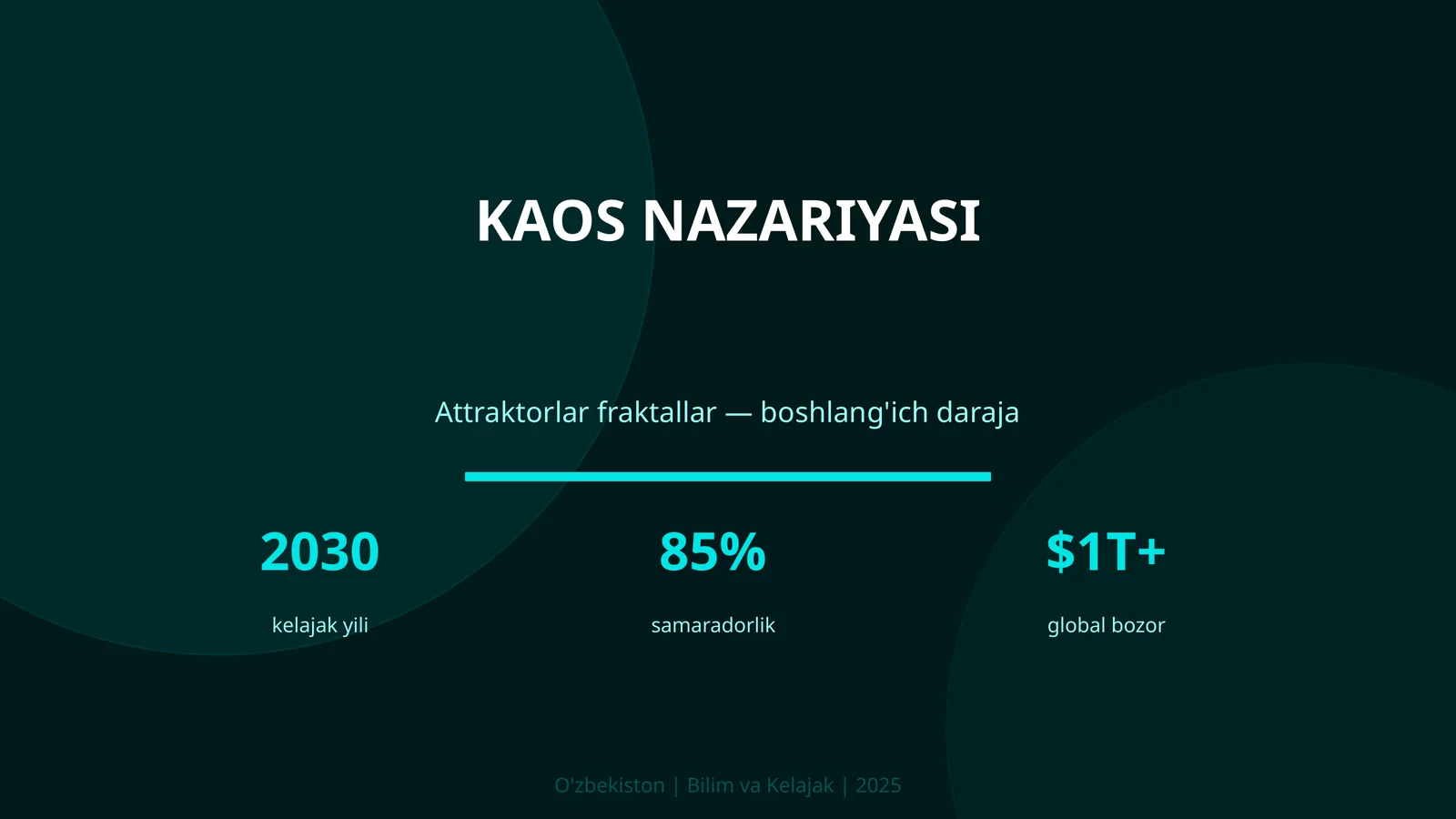 KAOS NAZARIYASI 1