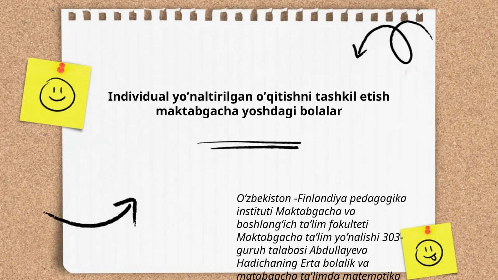 Abdullayeva Hadichaning Erta bolalik va matabgacha ta'limda matematika fanidan tayyorlagan taqdimoti 1