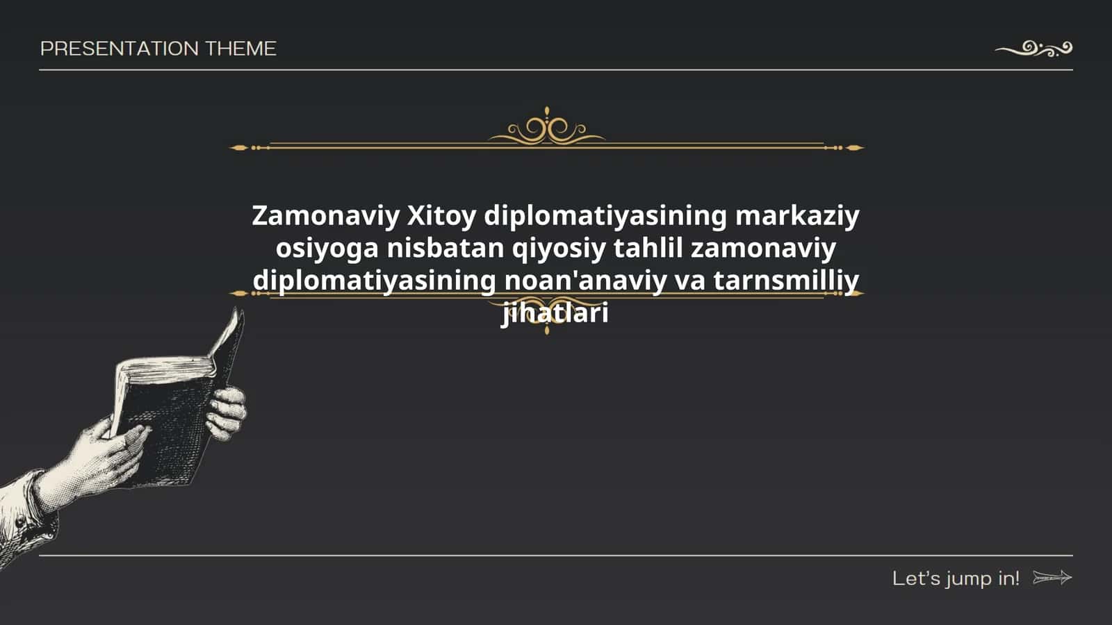 Xitoyning Markaziy Osiyoga nisbatan iqtisodiy diplomatiyasi 1