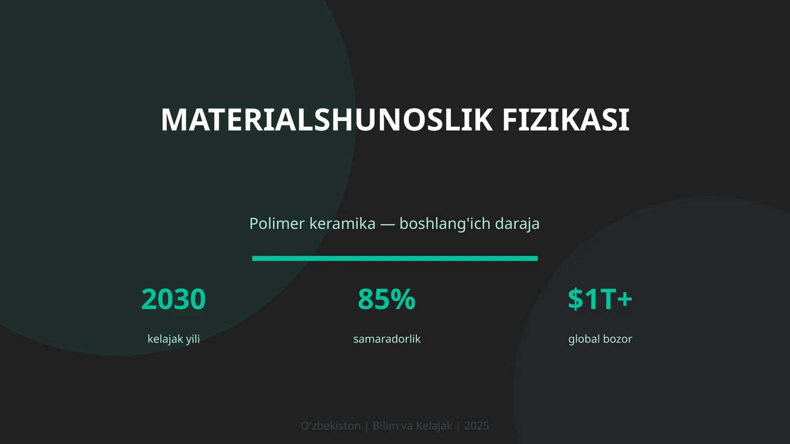 Materialshunoslik fizikasi 1