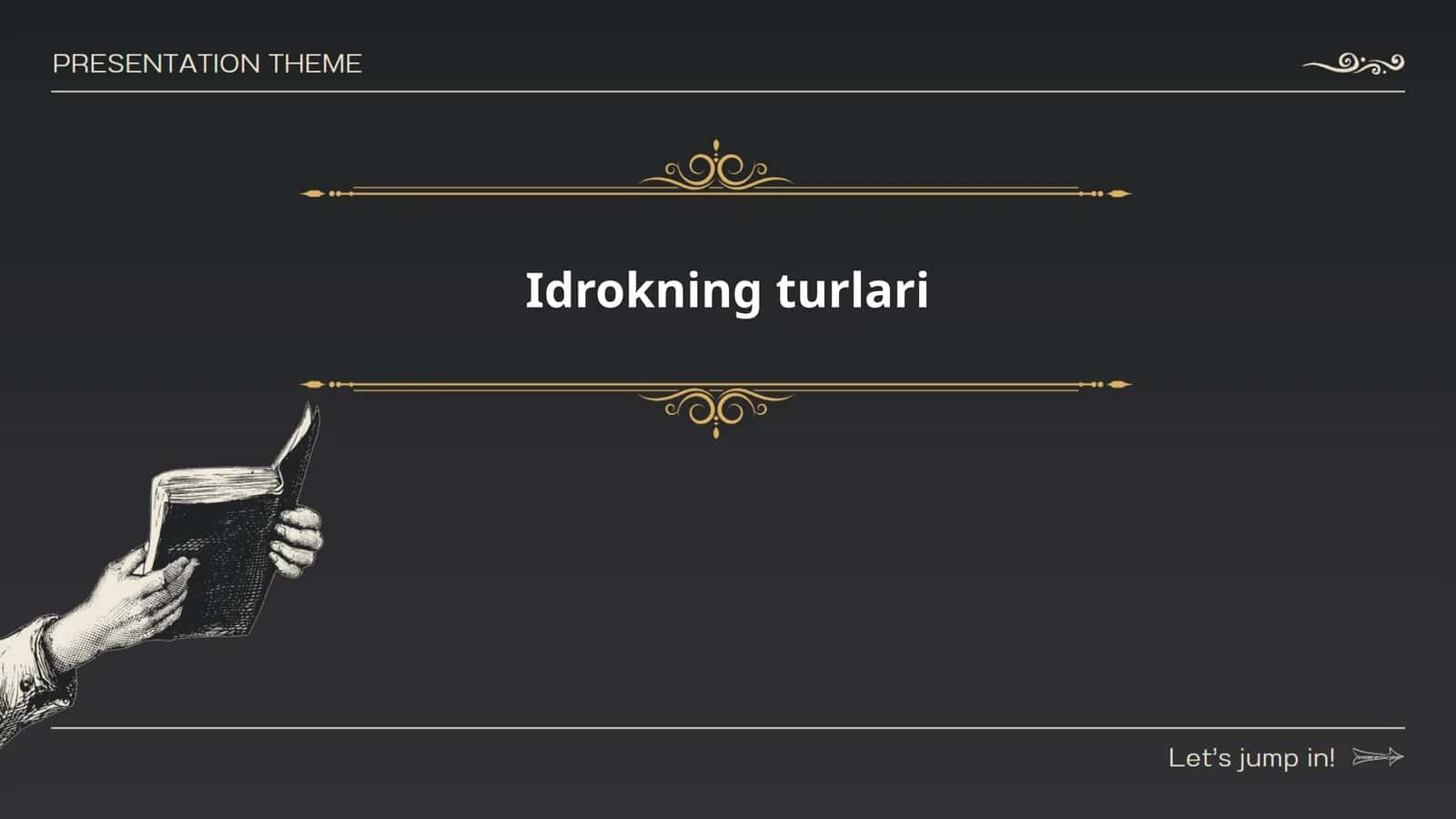 Idrokning turlari 1