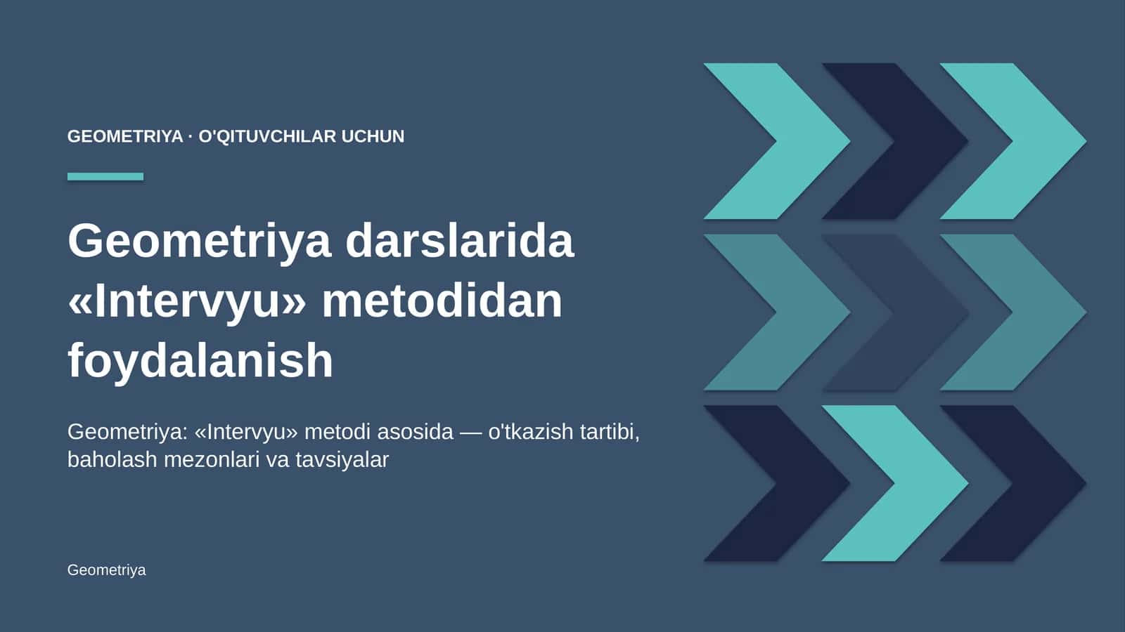 geometriya darslarida intervyu metodidan foydalanish 2656 1