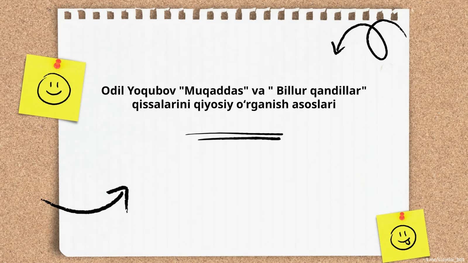 Odil Yoqubov "Muqaddas" va " Billur qandillar" qissalarini qiyosiy oʻrganish asoslari 1