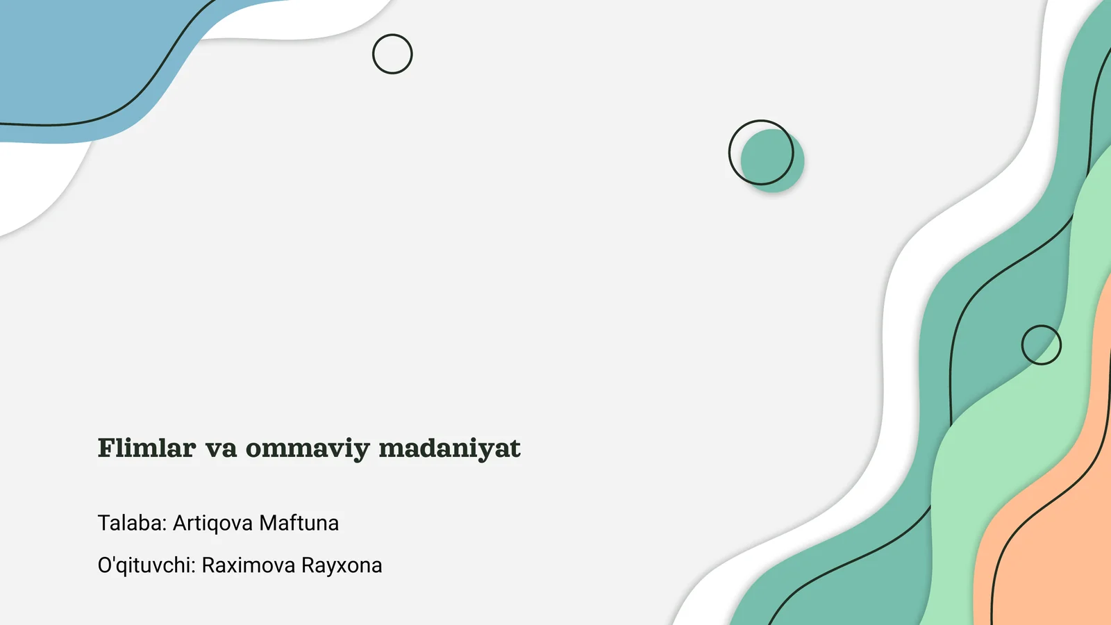 Flimlar va ommaviy madaniyat 1