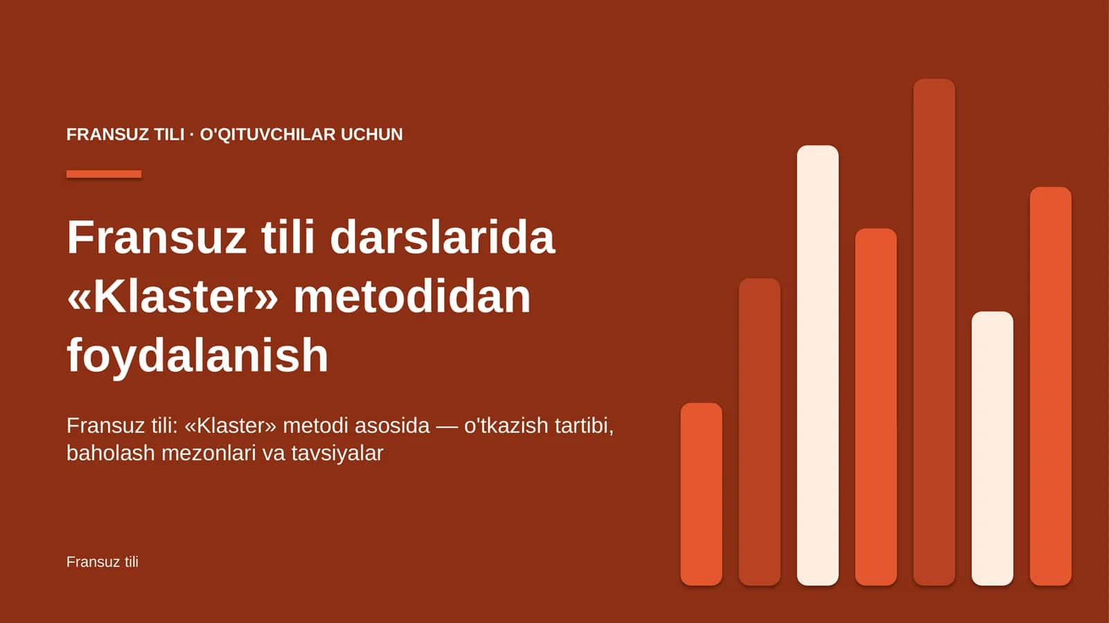 fransuz tili darslarida klaster metodidan foydalanish 6084 1