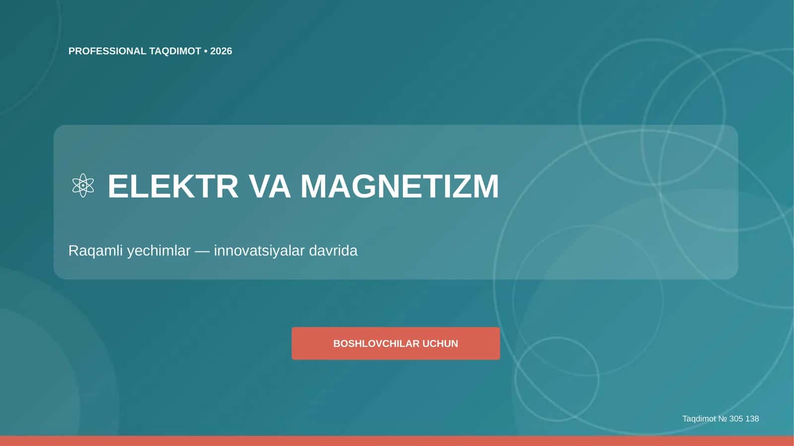 ELEKTR VA MAGNETIZM 1