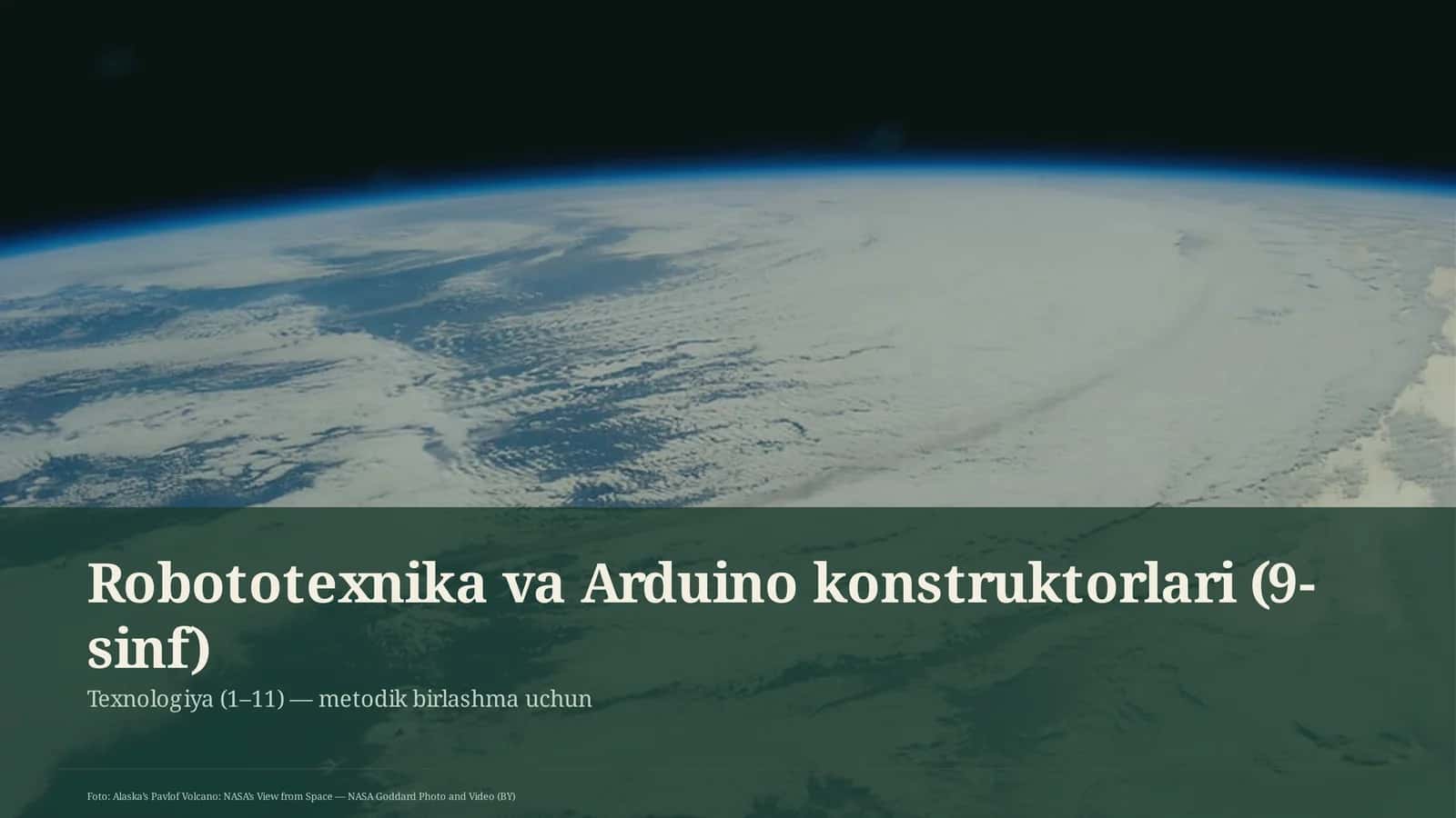 Robototexnika va Arduino konstruktorlari (9-sinf) 1