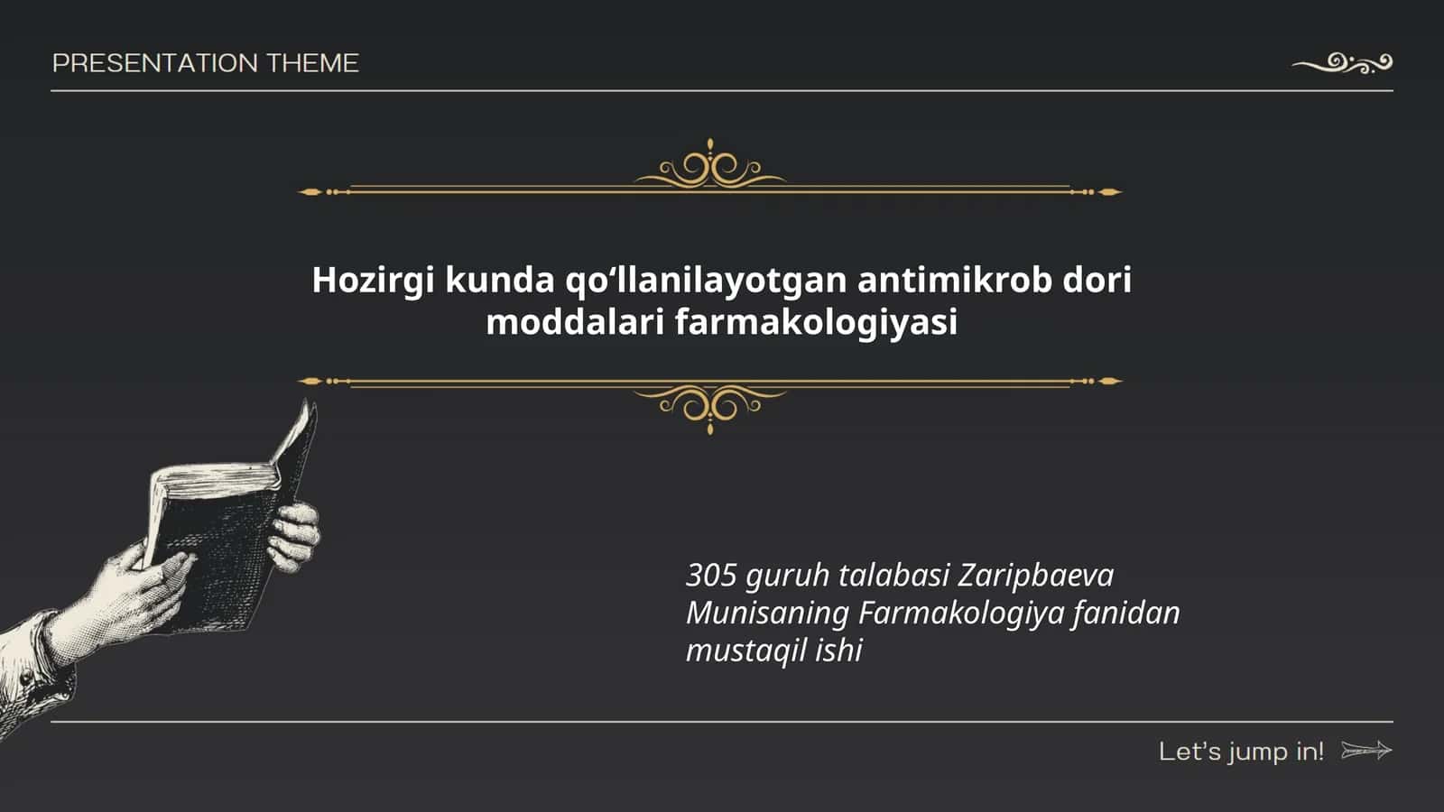 Hozirgi kunda qoʻllanilayotgan antimikrob dori moddalari farmakologiyasi 1